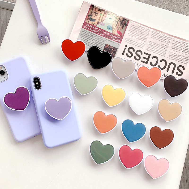 Tech Accessories Phone - Universal Heart Shaped Phone Socket Holder