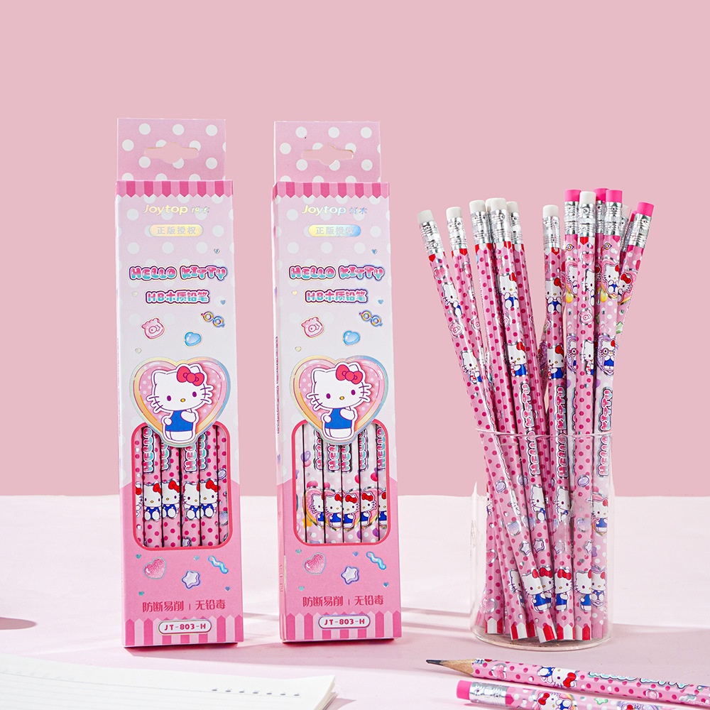 Tech Accessories For Office - 12Pcs Genuine Sanrio Hello Kitty HB