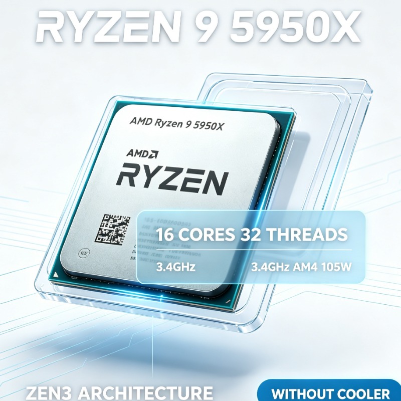 Amd Cpu Ryzen 9 - AMD Ryzen 9 5950X 16 Core