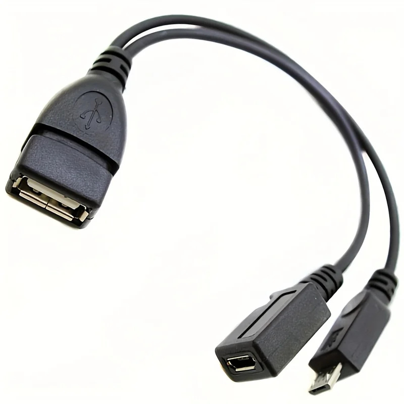 Tech Accessories For A Tablet - 2-in-1 OTG USB to Micro USB