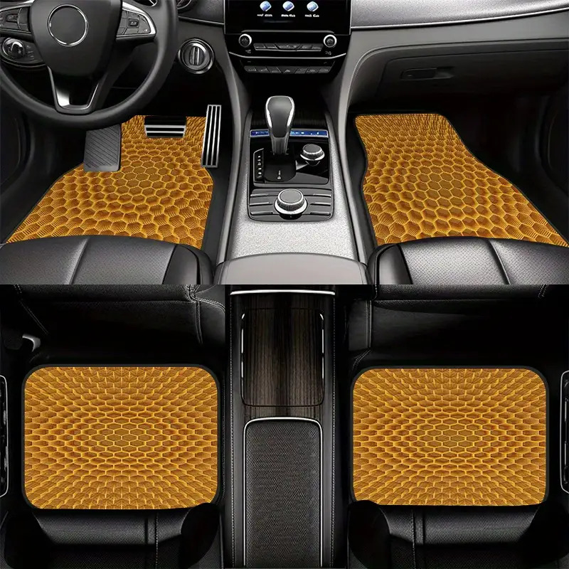 Tech Accessories Luxury - 4pcs Minimalist Tech Hexagon Honeycomb Texture