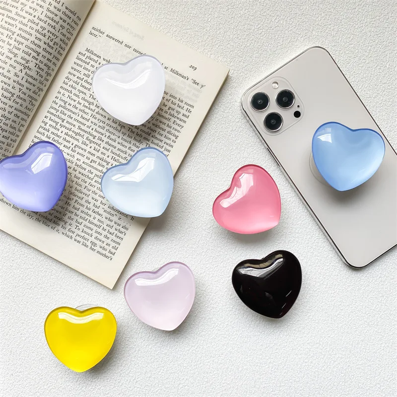 3D Heart Shape Crystal Foldabl - Tech Accessories Phone ulasan dan harga