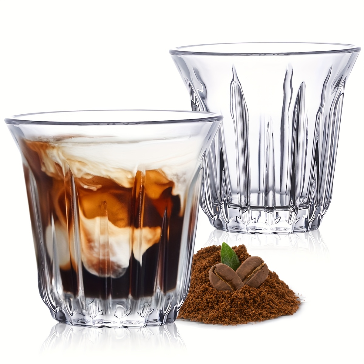 2 Pack Espresso Cups, Clear Gl - Tech Accessories For Office ulasan dan harga