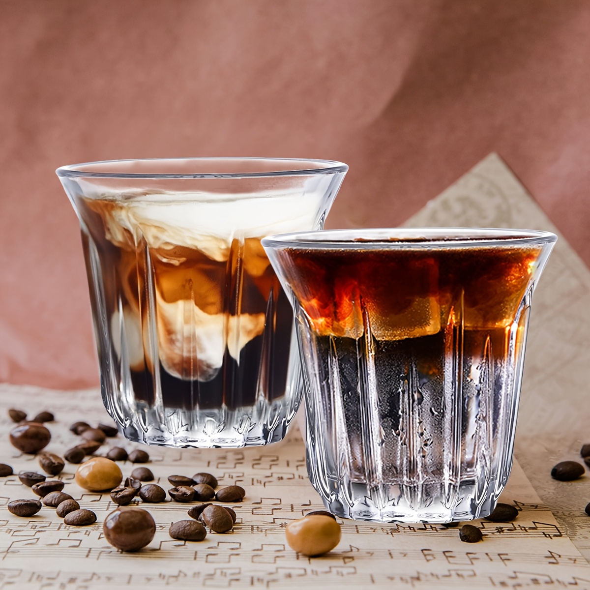 2 Pack Espresso Cups, Clear Gl - Tech Accessories For Office ulasan dan harga