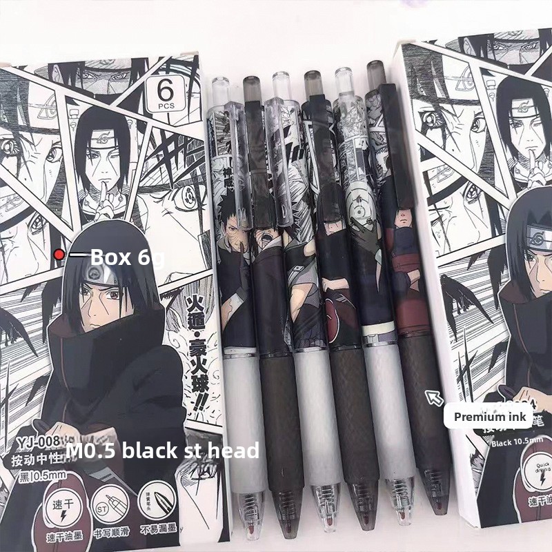 Anime Naruto Gel Pen Cute Cart - Tech Accessories For Office ulasan dan harga