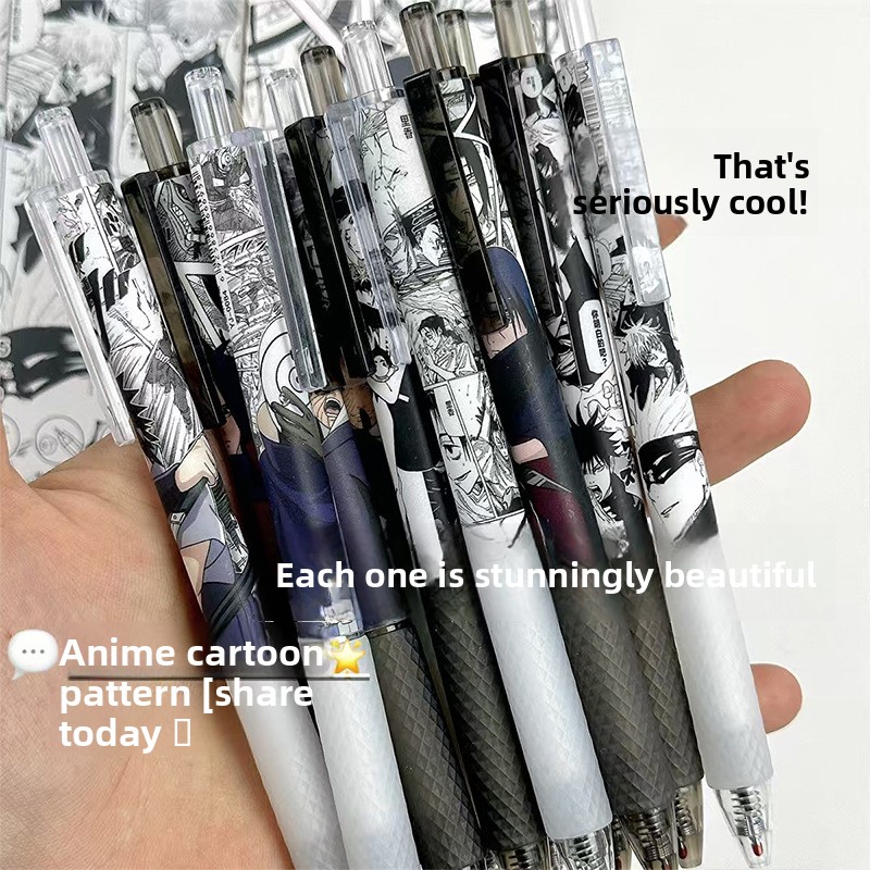 Anime Naruto Gel Pen Cute Cart - Tech Accessories For Office ulasan dan harga