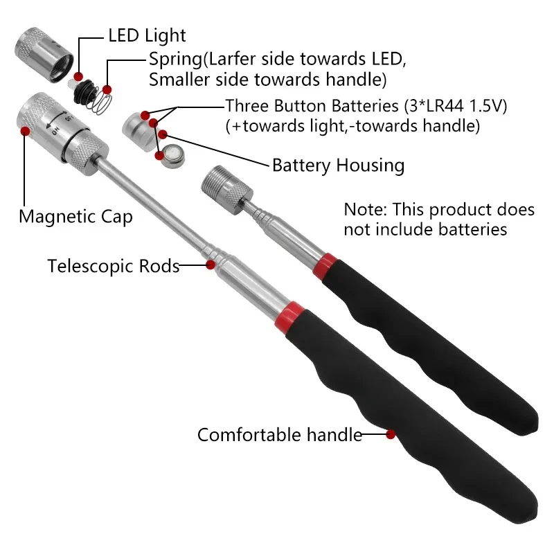 Telescopic Magnetic Pen with L - Pen Holder Magnetic ulasan dan harga