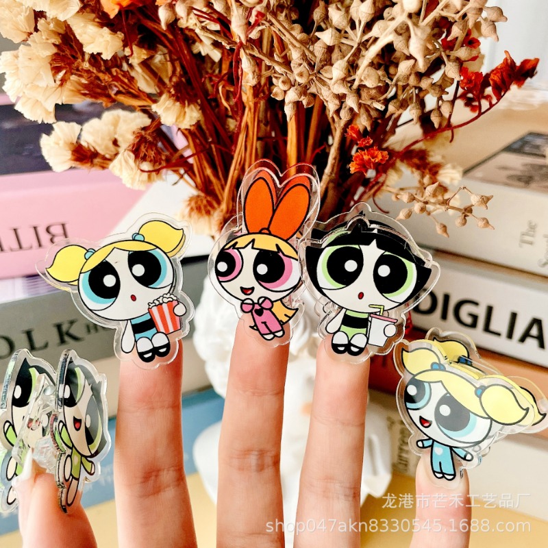 6PCS Kawaii The Powerpuffs Gir - Tech Accessories For Office ulasan dan harga