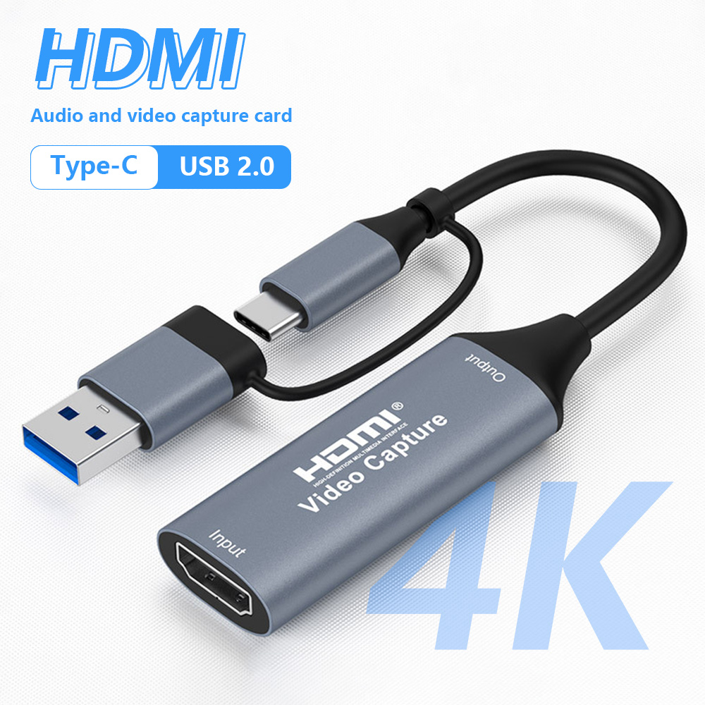 4K 2 in 1 USB 2.0 Video Captur - Usb C To Hdmi ulasan dan harga