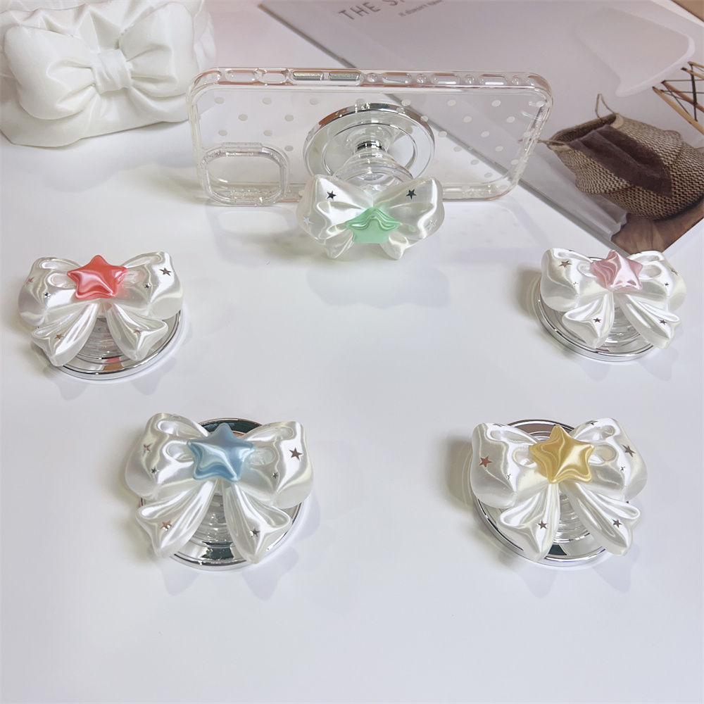 3D Silk Bow Knot Star Magnetic - Tech Accessories Phone ulasan dan harga