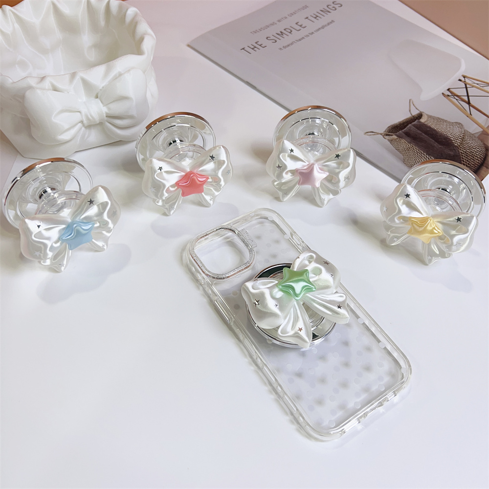 3D Silk Bow Knot Star Magnetic - Tech Accessories Phone ulasan dan harga