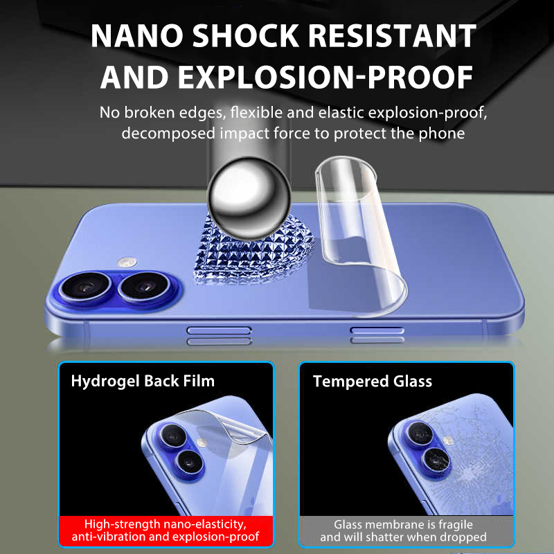 4-1Pcs Back Hydrogel Film For  - Tech Accessories Phone ulasan dan harga