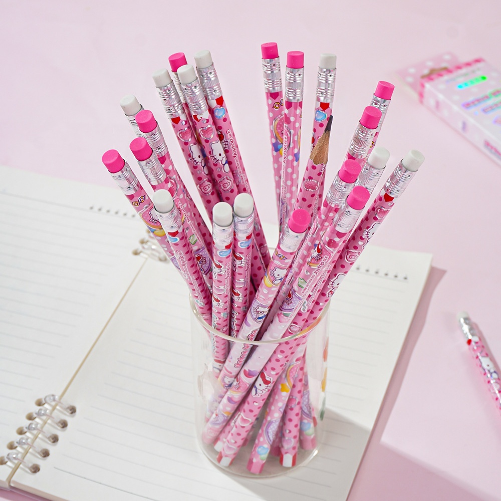 12Pcs Genuine Sanrio Hello Kit - Tech Accessories For Office ulasan dan harga