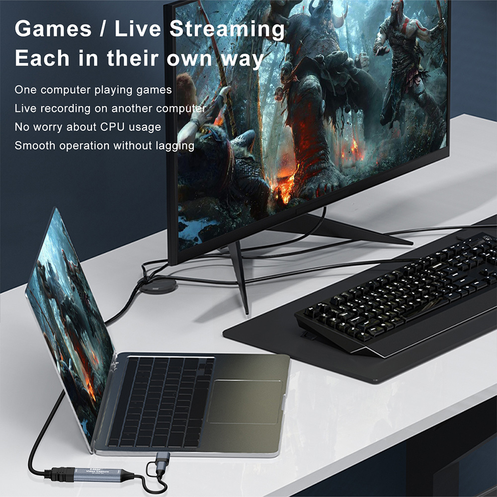 2 in 1 USB 3.0 Video Capture C - Usb C To Hdmi ulasan dan harga