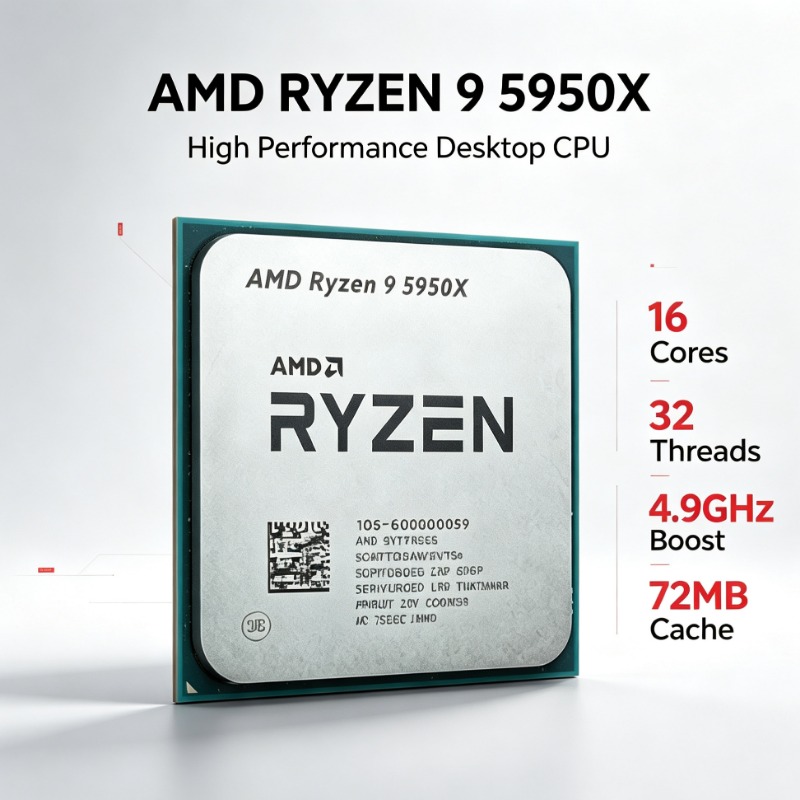 AMD Ryzen 9 5950X 16 Core 32 T - Amd Cpu Ryzen 9 ulasan dan harga