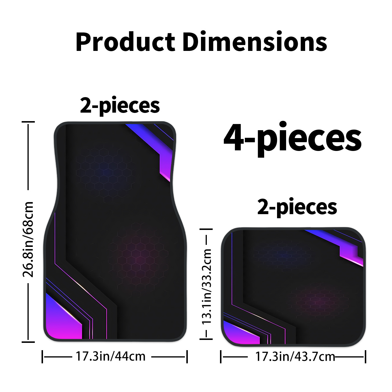4pcs 2D High-Tech Geometric Pa - Tech Accessories Luxury ulasan dan harga