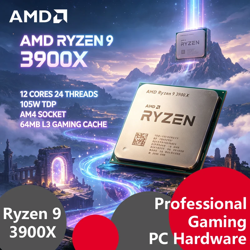 AMD Ryzen 9 3900X Tray Unlocke - Amd Cpu Ryzen 9 ulasan dan harga