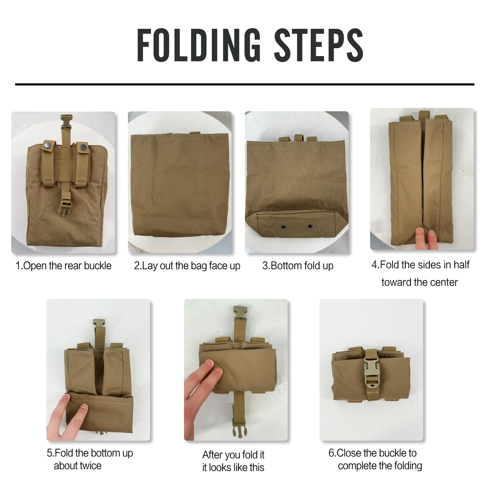 New Molle Folding Dump Drop Ma - Tech Accessories Pouch ulasan dan harga
