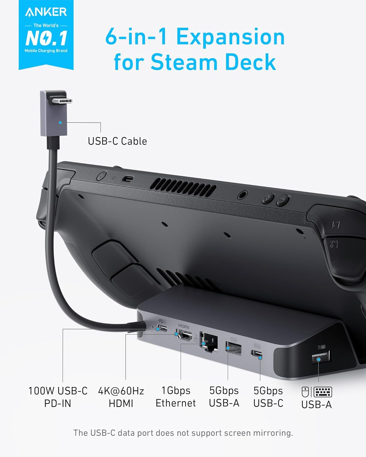 Anker Charging Station for Ste - Usb C To Hdmi ulasan dan harga