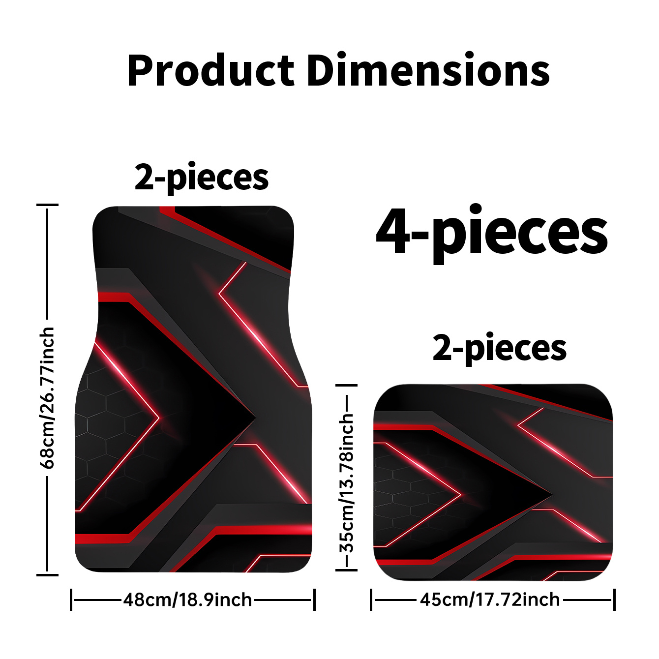 4pcs Set Of High-end Car Inter - Tech Accessories Luxury ulasan dan harga