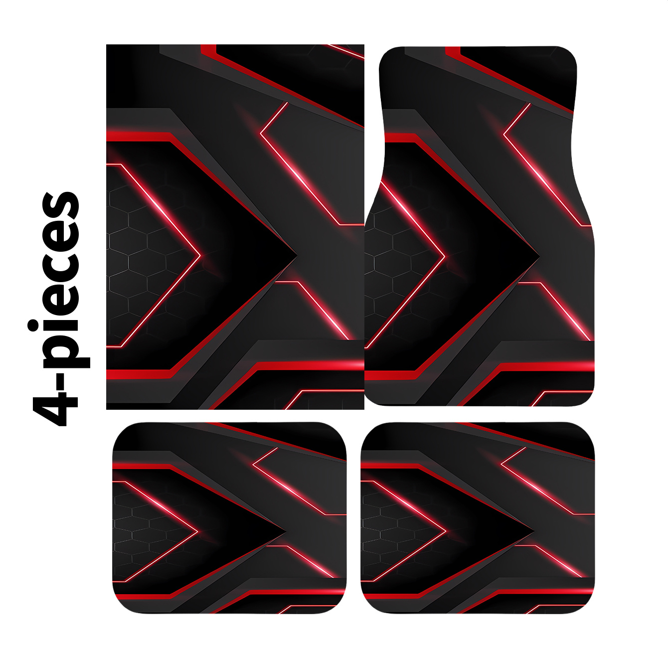 4pcs Set Of High-end Car Inter - Tech Accessories Luxury ulasan dan harga