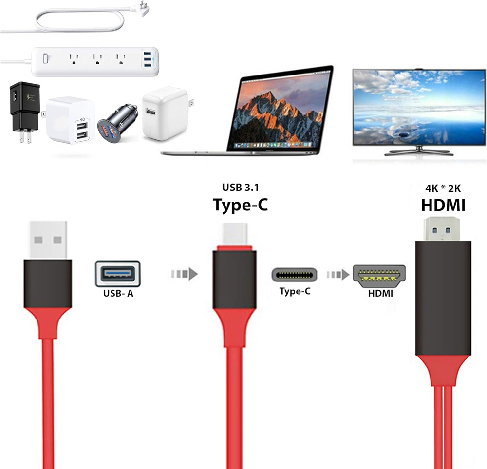 2M 4K Type-C to HDMI Adapter w - Usb C To Hdmi ulasan dan harga
