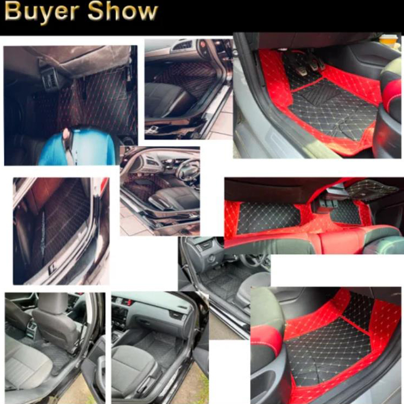Leather Car Floor Mats For Ren - Tech Accessories Luxury ulasan dan harga
