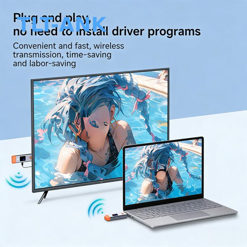 1080P 50M Wireless Extender US - Usb C To Hdmi ulasan dan harga