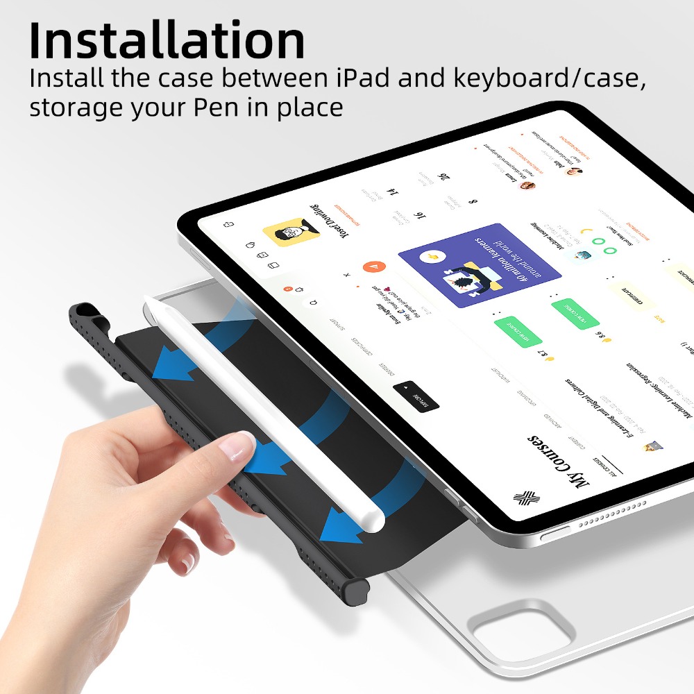Pencil Holder for Apple Pencil - Pen Holder Magnetic ulasan dan harga