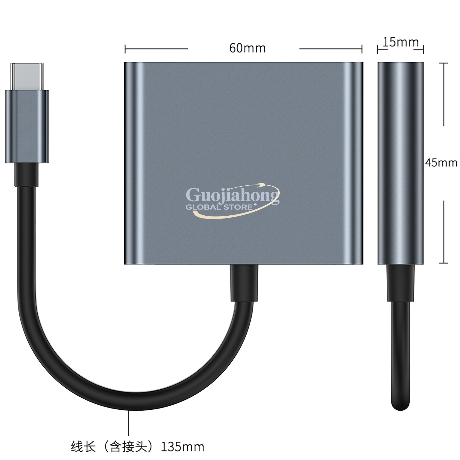 Cross-border usb-c to hd three - Usb C To Hdmi ulasan dan harga